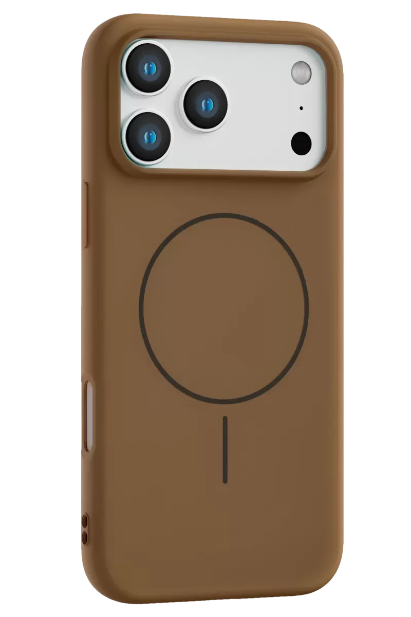 iPhone 17 Pro Max Jully Magsafe Kapak - Kahverengi