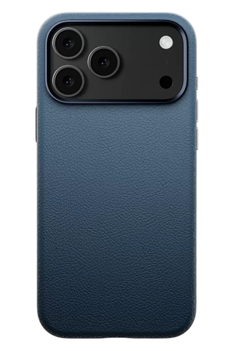 iPhone 17 Pro Max Wonder Deri Magsafe Kapak - Lacivert