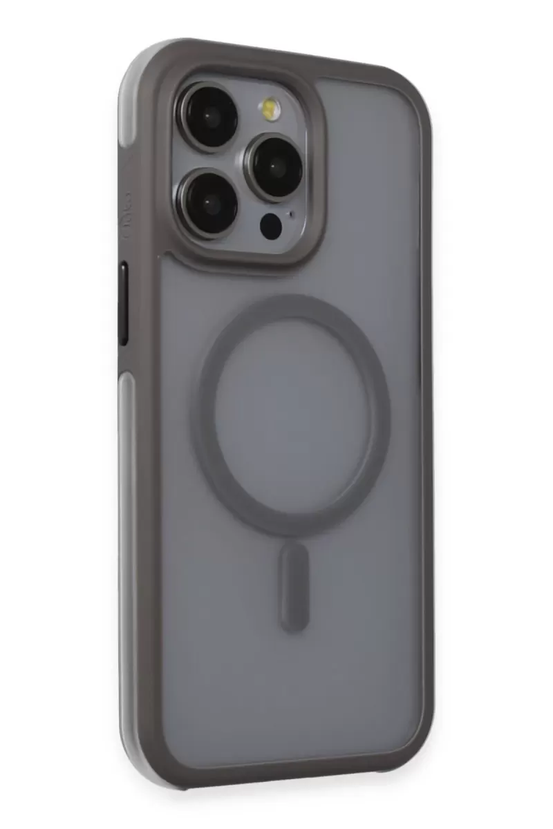 iPhone 15 Pro Max Toras Airbag Magsafe Kapak - Titan Gri
