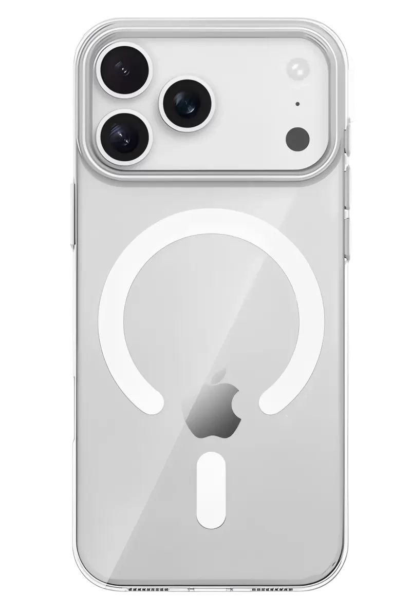 iPhone 17 Pro PC Blank Magsafe Kapak - Şeffaf