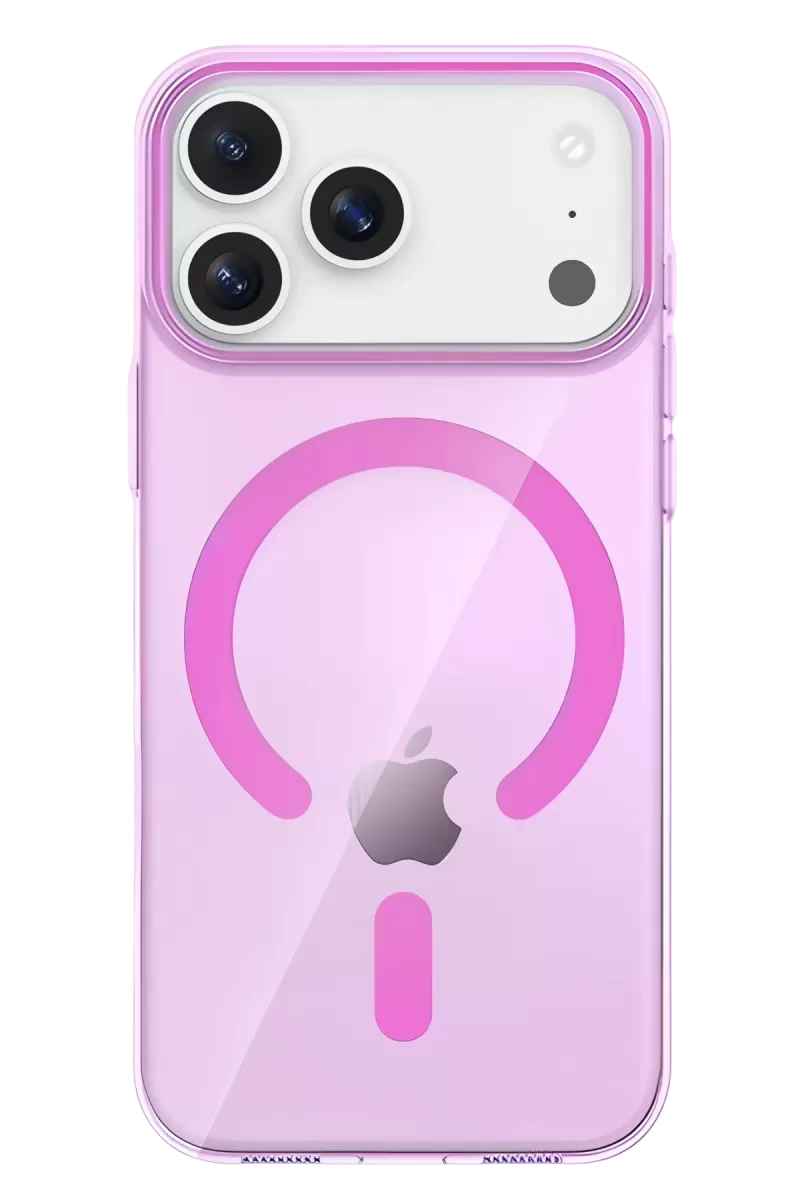 iPhone 17 Pro PC Blank Magsafe Kapak - Pembe