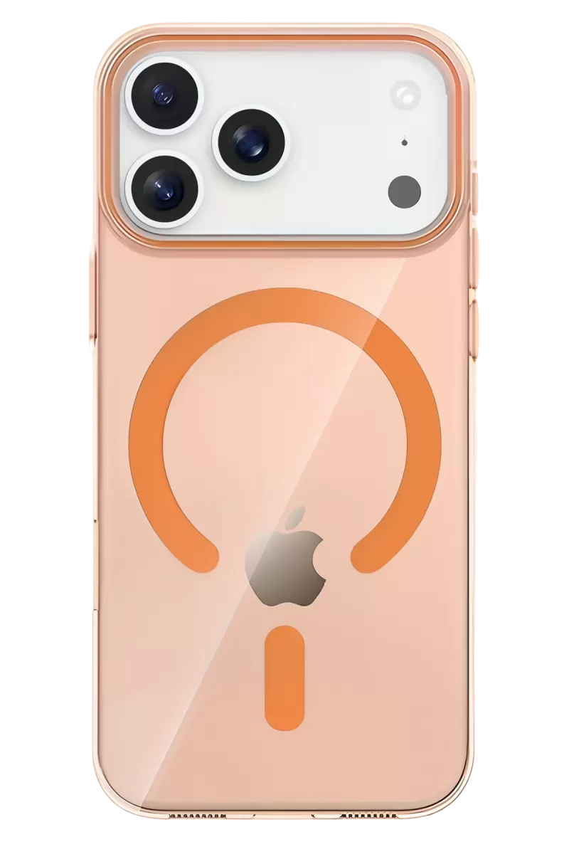 iPhone 17 Pro Max PC Blank Magsafe Kapak - Turuncu