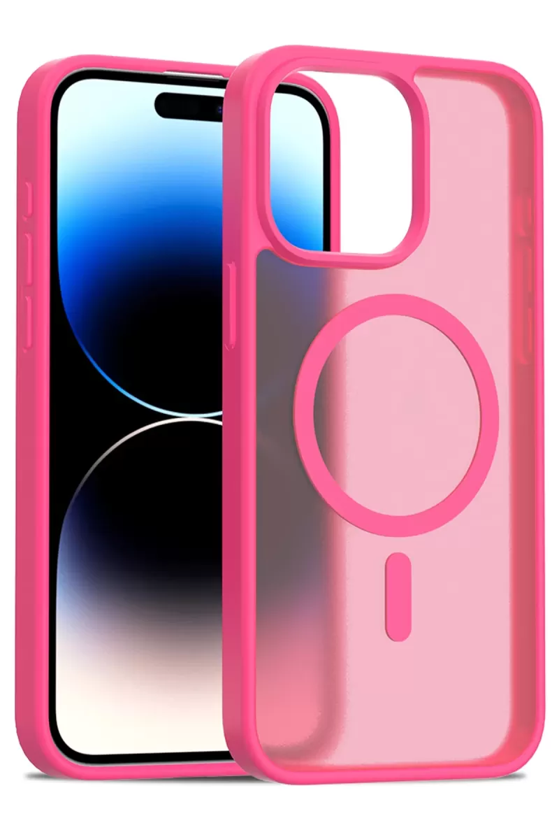 iPhone 15 Pro Jota Magsafe Kapak - Rose