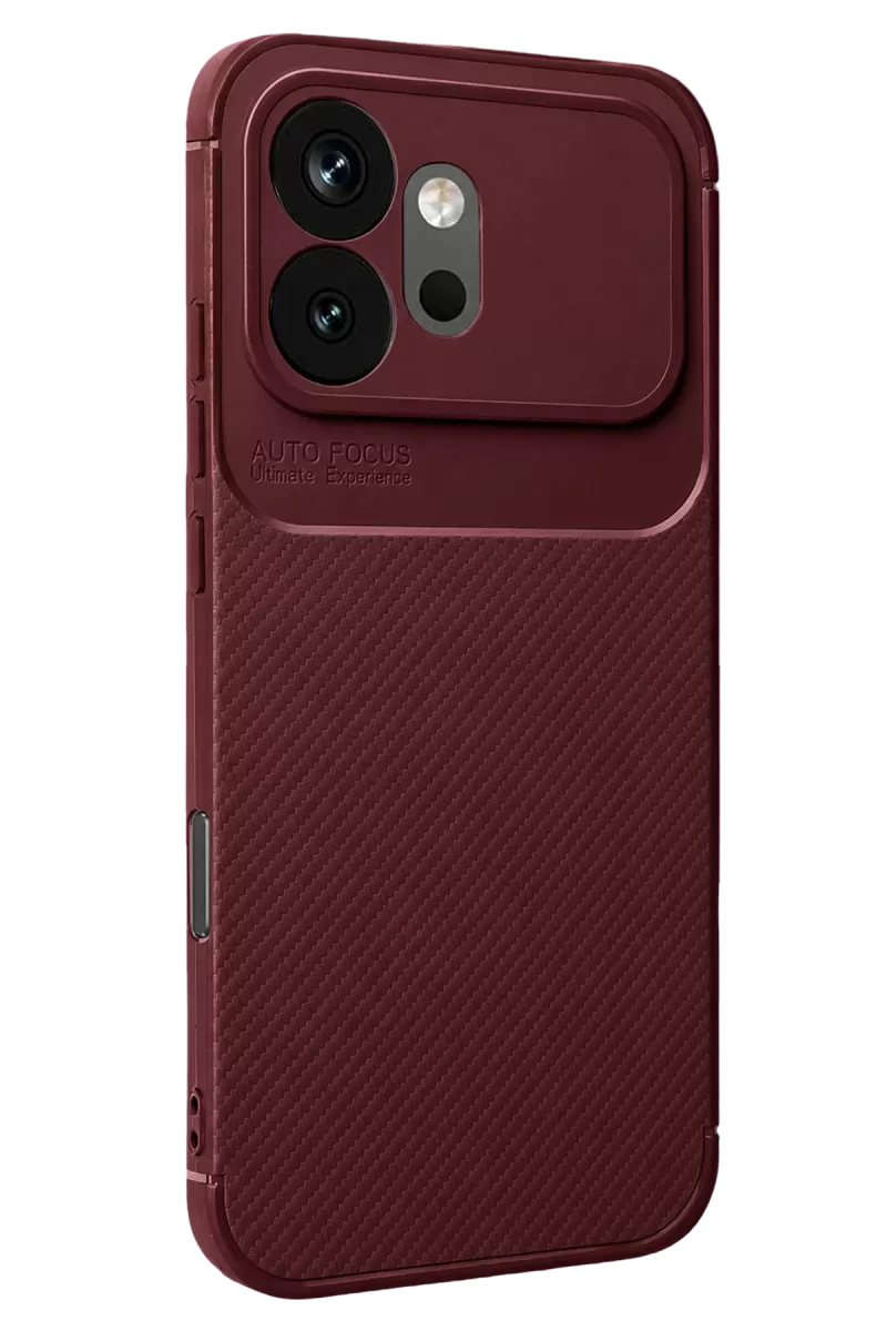 600 Auto Focus Karbon Kapak - Bordo