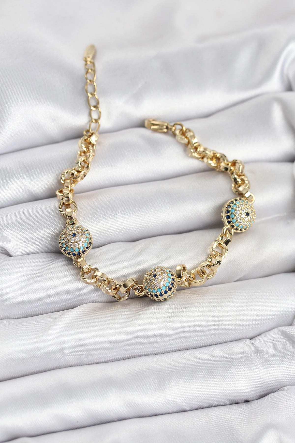 Xuping VIP Nazarlı Gold Renk Bileklik