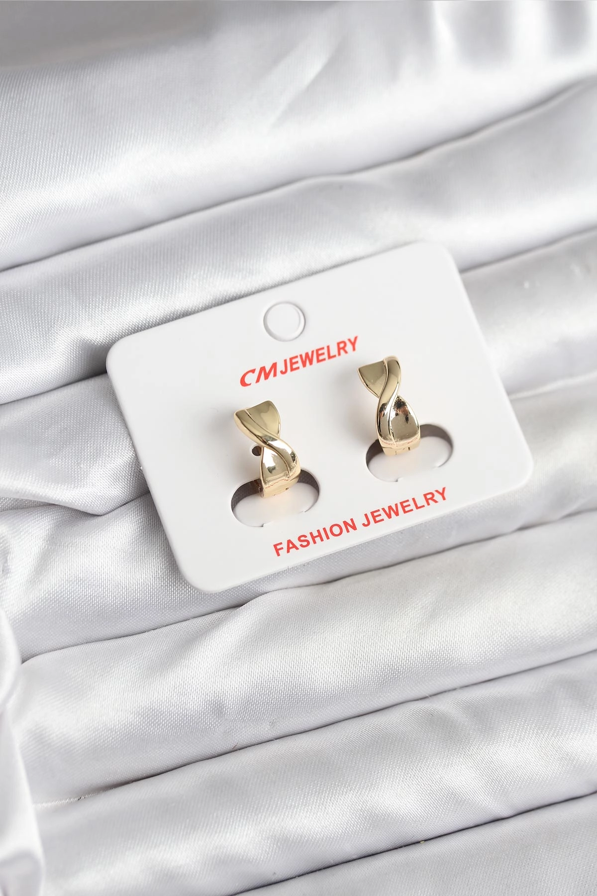 14K Gold Renk Kaplama CM Kadın Küpe