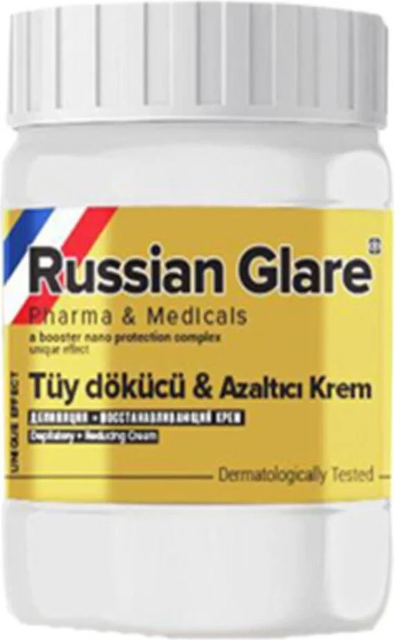 Three Brand 100 ml Arnavut Aklık Kremi 3 Adet + Russıan Glare Tüy Dökücü Azaltıcı Merhem 50 ml 3 Ad