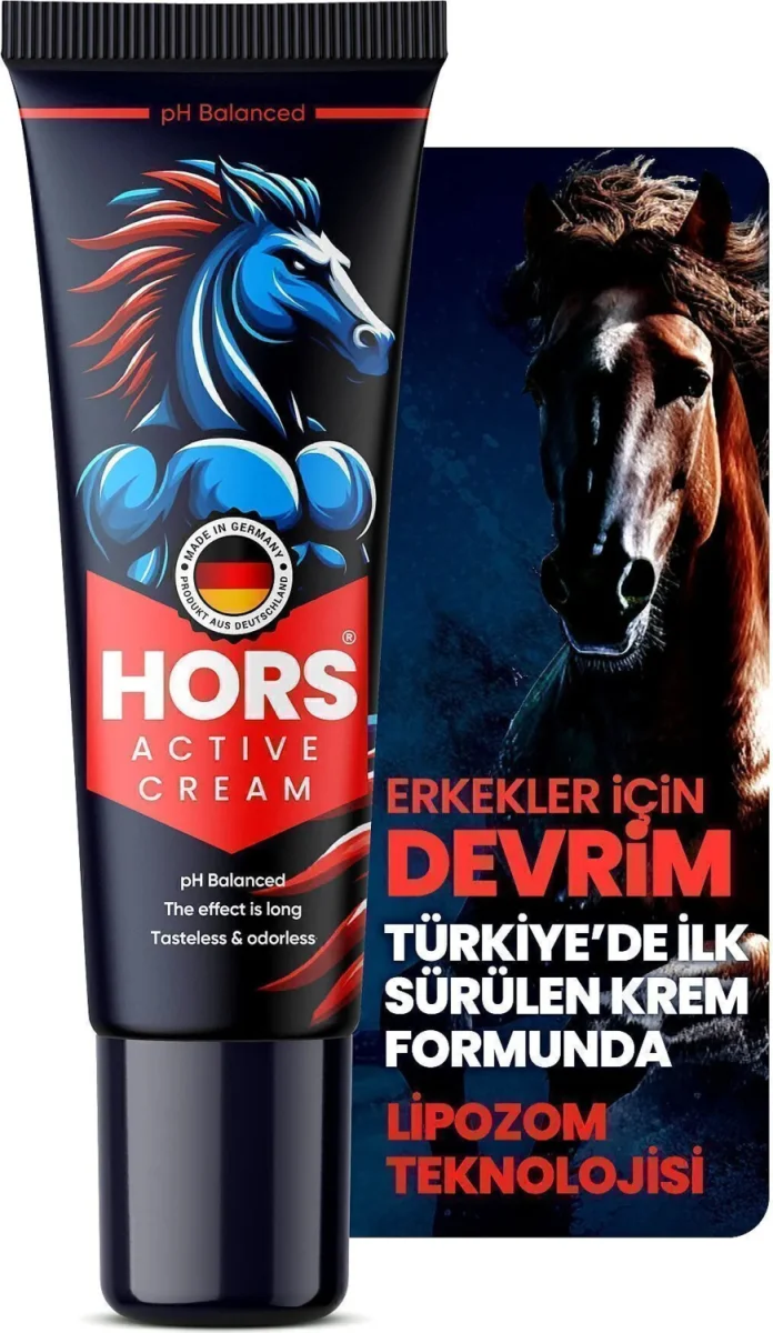 Hors Active Cream Erkeklere Özel Krem