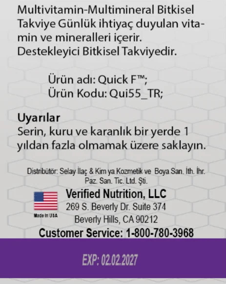 Quick F 15 Li Takviye Edici