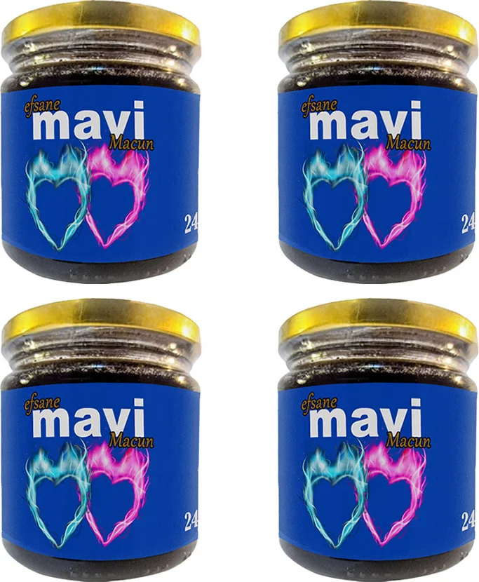 Efsanevi Mavi Macun 4 Kavanoz 240 gr Bay&bayan Çiftlere Özel Macun