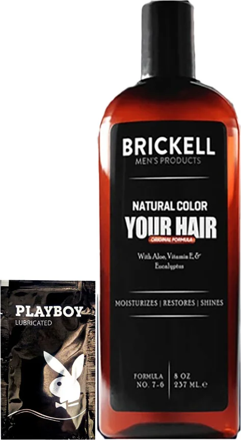 Brickell DOLCE2:0022 Erkeklere Özel Anti-White Beyazlık Giderici Saç Sakal Bakım Şampuanı 237 ml + 1Adet Jel Hediye