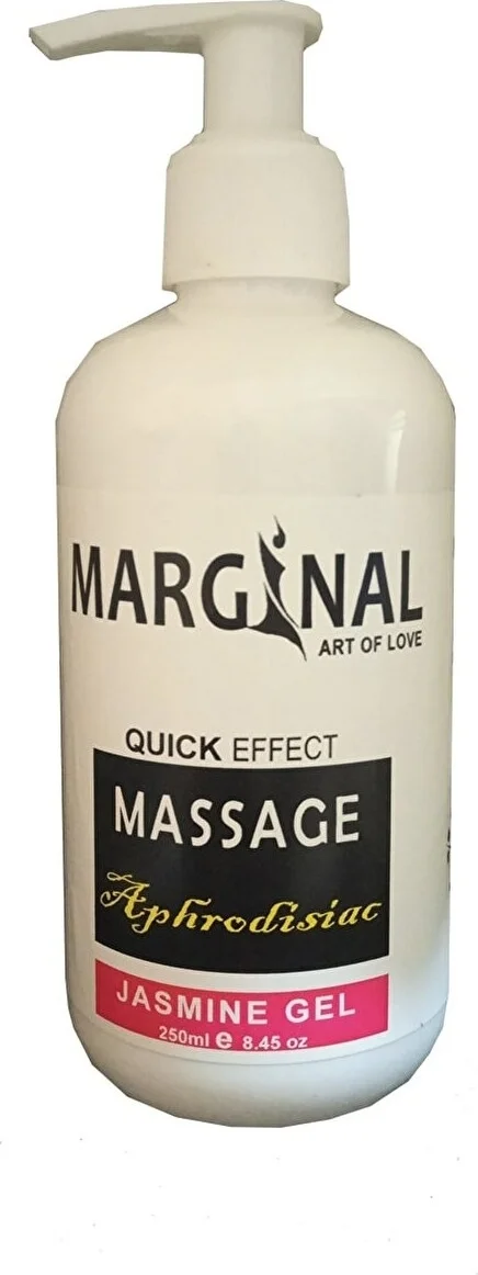 Marginal Afro Dizyak Yasemin Aromalı Masaj Jeli 250 ml - Marginal Aphrodisiac Jasmine Massage Gel 250 ml