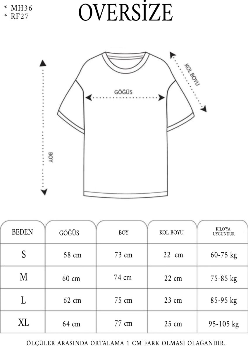 Erkek Kapüşonlu Kısa Kol Oversize Baskılı T-Shirt - Siyah