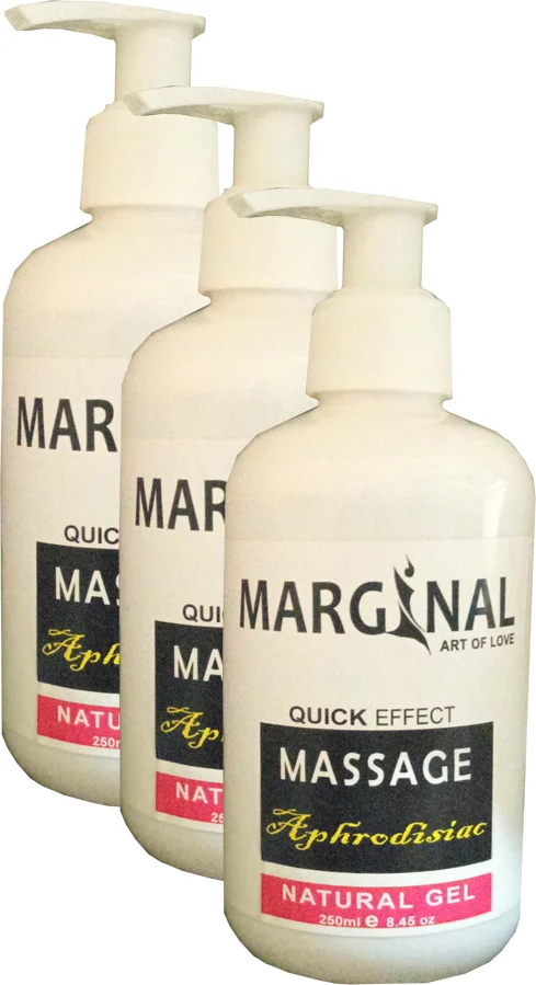 Marginal Massage Natural Gel 250 ml Naturel Masaj Jeli 3lü