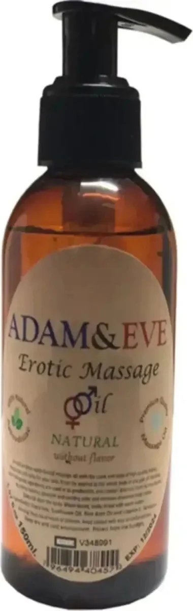 Adam & Eve 150 ml Natural Adam&eve Massage Oil | Boy Adam Eve Rotık Masaj Yağı x 3 Adet