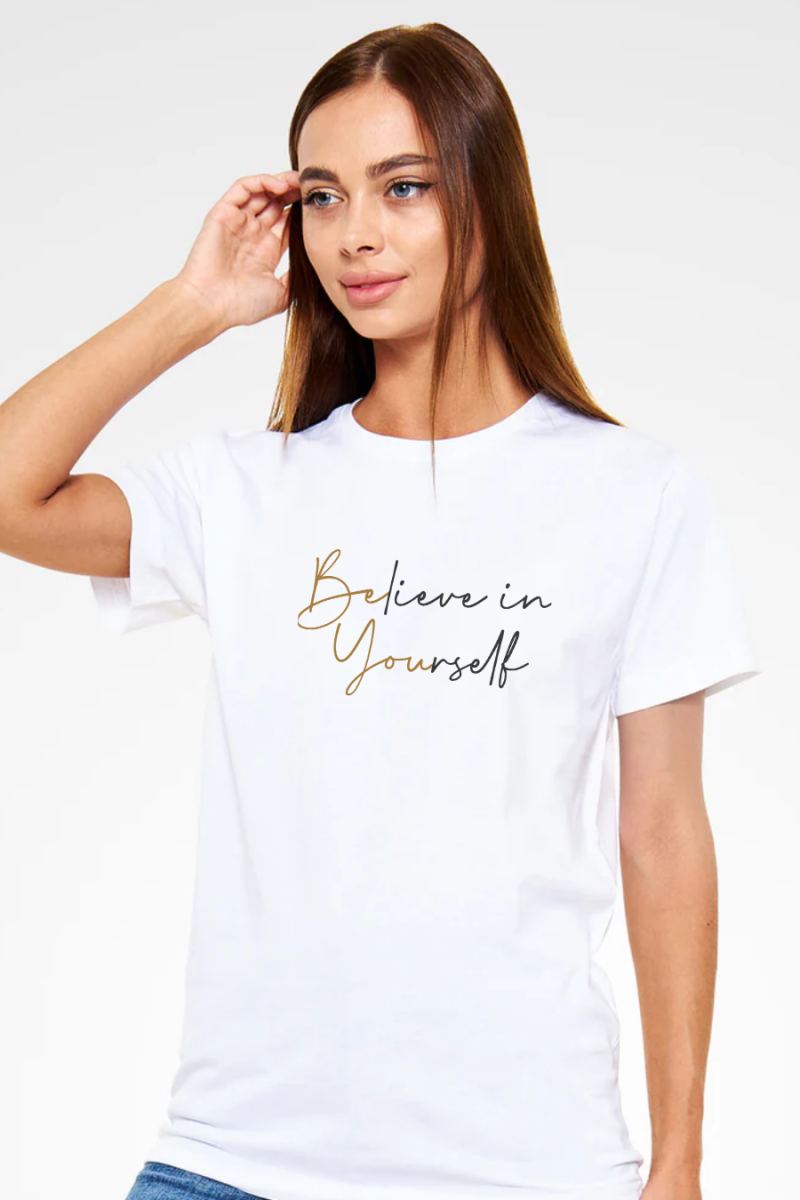 Unisex Oversize 24/1 Penye DTF Baskılı Tişört - DTF206