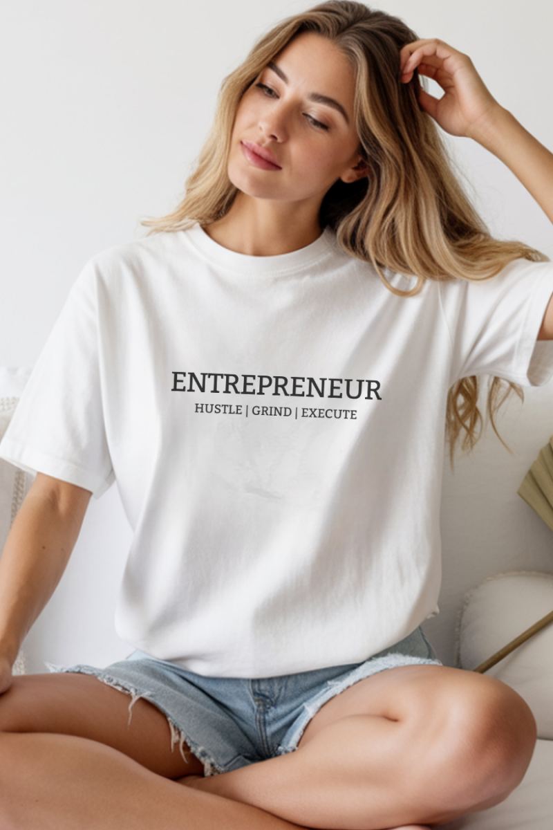 Unisex Oversize 24/1 Penye DTF Baskılı Tişört - DTF231
