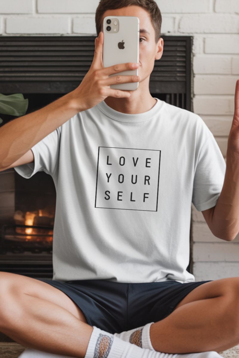 Unisex Oversize 24/1 Penye DTF Baskılı Tişört - DTF245