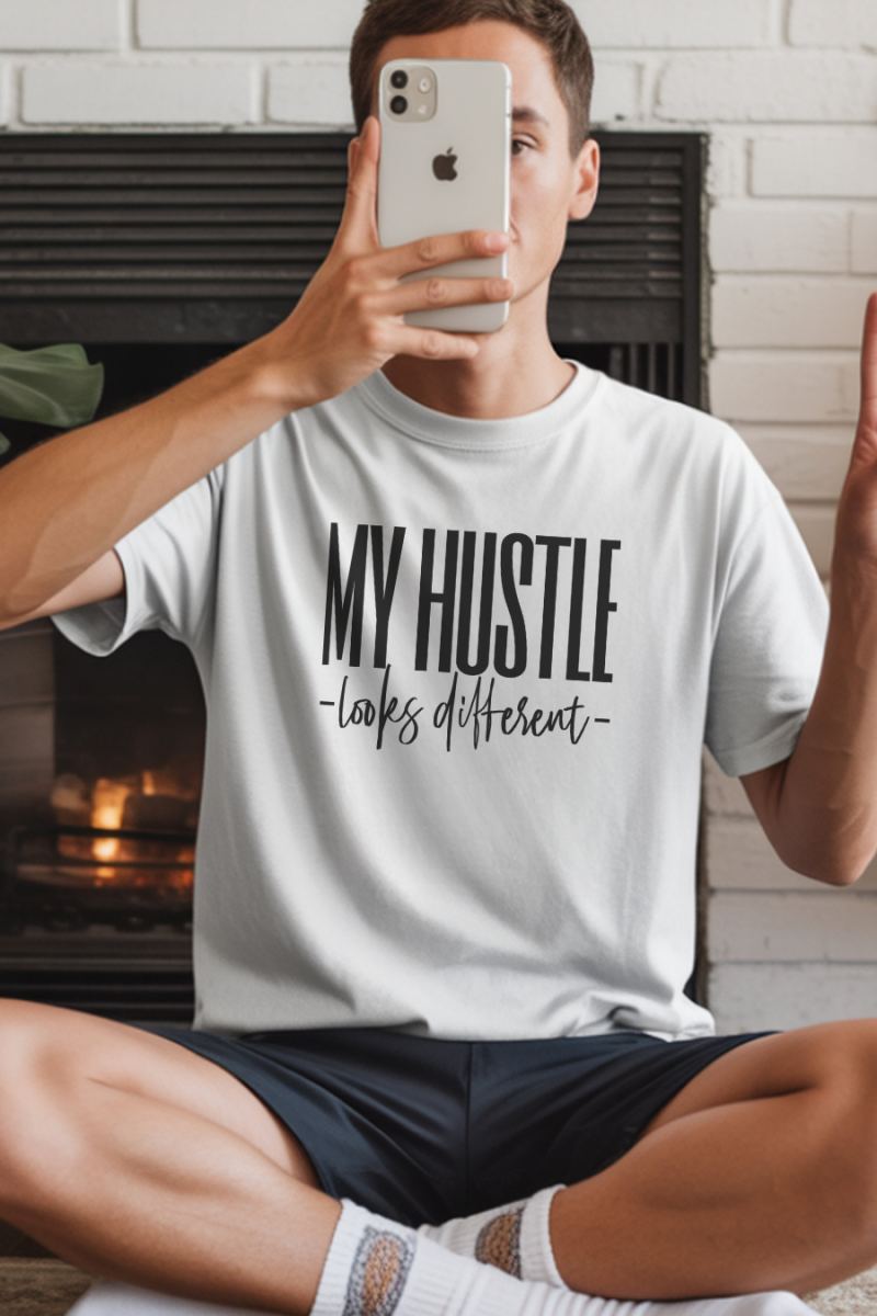 Unisex Oversize 24/1 Penye DTF Baskılı Tişört - DTF253