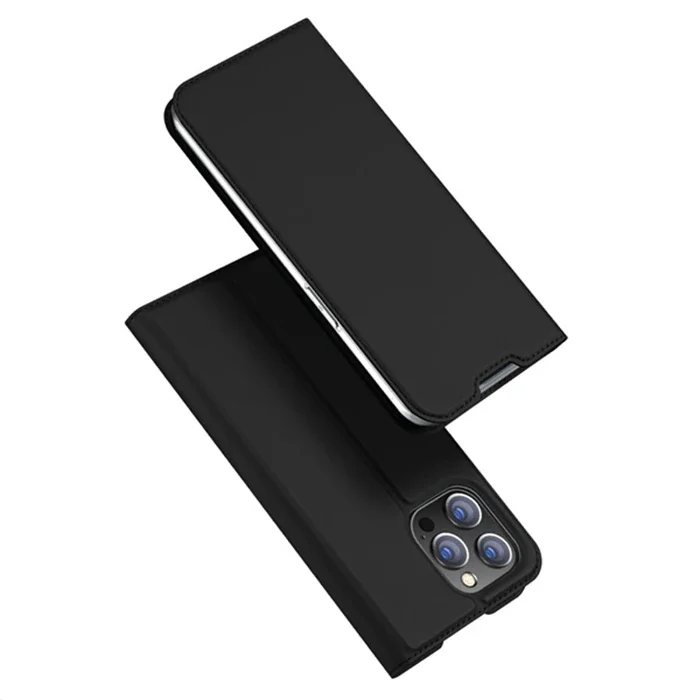 Dux Ducis iPhone 14 Pro 6.1 Kılıf Skin Pro Series Flip Cover Kapaklı Kılıf-(5775)