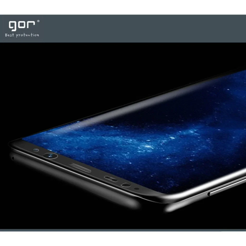 Gor Galaxy Note 7 Fan 3D Kavisli Darbe Emici Full Ekran Koruyucu 2 Adet Set-(5775)