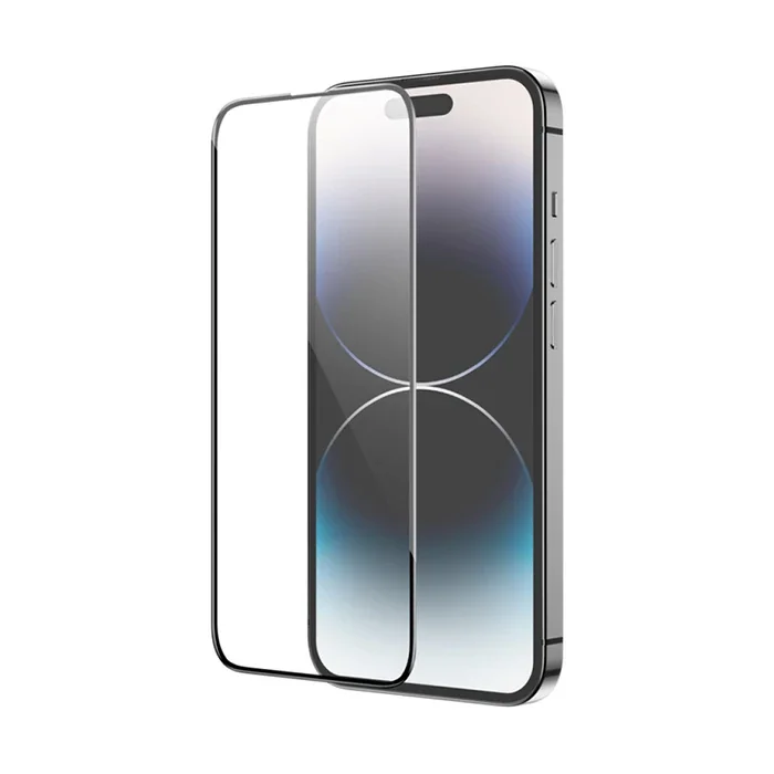 HOCO Guardian Shield Series iPhone 15 5D Tempered Kırılmaz Cam Ekran Koruyucu 10 Adet Set-(5775)