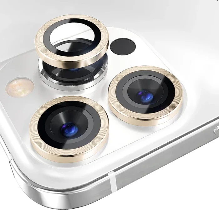ALLY iPhone 15 Pro/15 Pro Max Kamera Lens Koruma Camı-(5775)