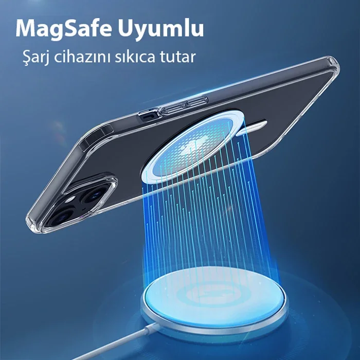 Dux Ducis Clin Mag Series iPhone 15 Plus Magsafe Uyumlu Manyetik Silikon Kılıf-(5775)