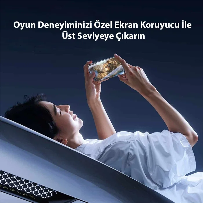 Baseus Crystalline iPhone 15 için Parlama Önleyici Tempered Cam Ekran Koruyucu-(5775)
