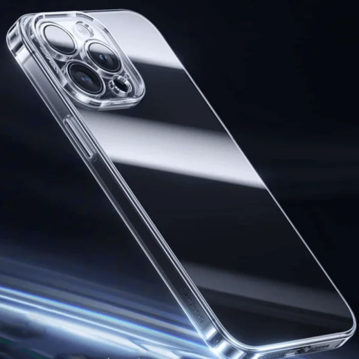 Baseus iPhone 15 Pro Corning Serisi Silikon Kılıf + Tempered Ekran Koruyucu Set-(5775)