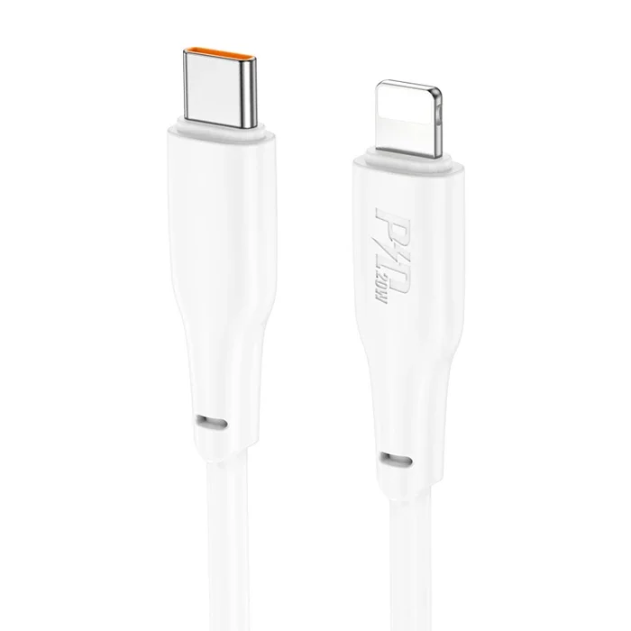 HOCO X93 Force 20W Type-C to iPhone Lightning-C Ultra Hızlı Şarj ve Data Kablosu-(5775)