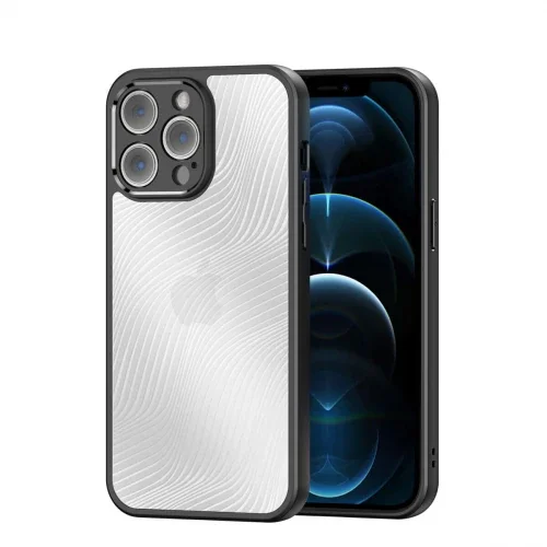 Dux Ducis iPhone 13 Pro Aimo Series Premium Buzlu Sert PC-TPU Kılıf-(5775)