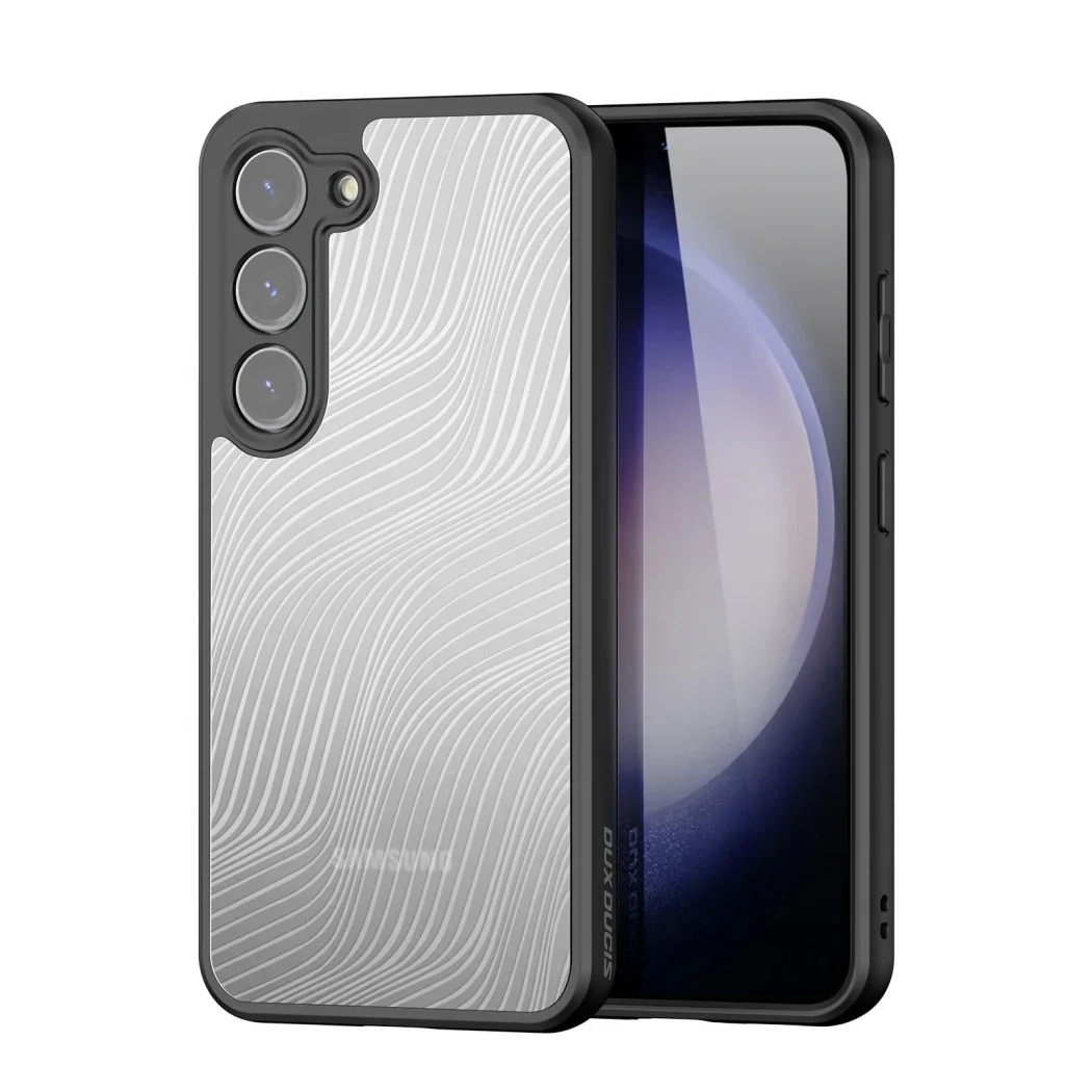 Dux Ducis SM Galaxy S23 Plus Aimo Series Premium Buzlu Sert PC-TPU Kılıf-(5775)