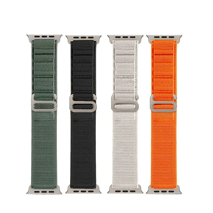 Ally Apple Watch 7-8 41mm 6-5-4 40mm Alpine Loop Kayış Kordon 3-2-1 38mm-(5775)