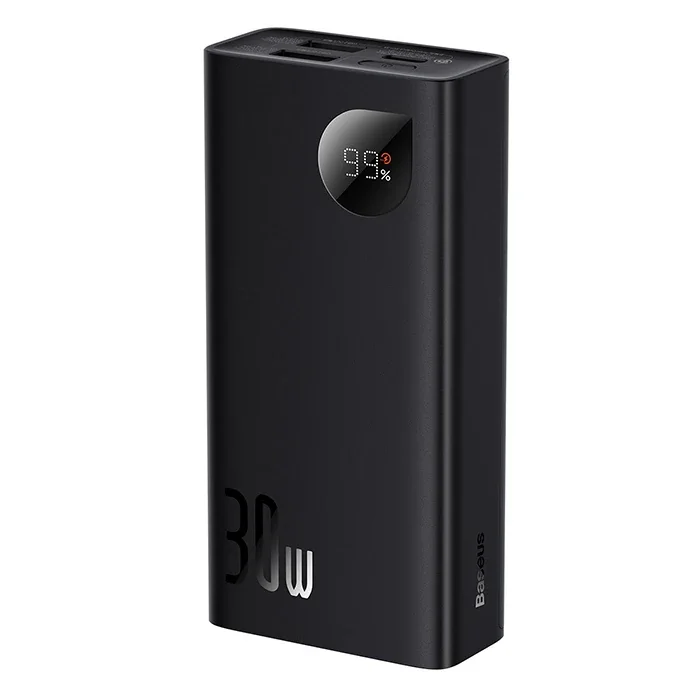 Baseus Adaman2 Digital Display 10000mAh 30W Powerbank Taşınabilir Şarj Cihazı VOOC Edition-(5775)