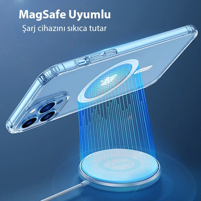 Dux Ducis Clin Mag Series iPhone 13 Pro 6.1 Magsafe Uyumlu Manyetik Silikon Kılıf-(5775)