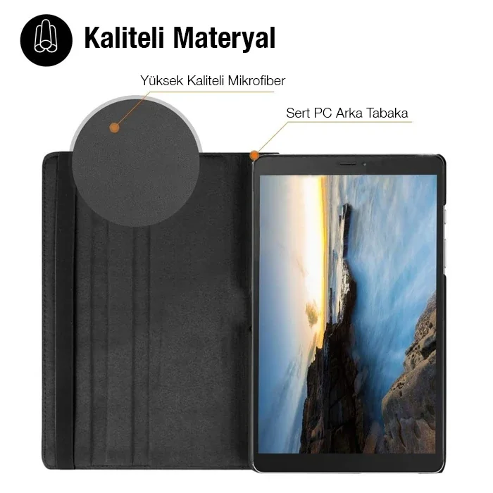 SM Galaxy Tab A 10.0 (P580-P585) 360 Derece Döner Standlı Kılıf-(5775)