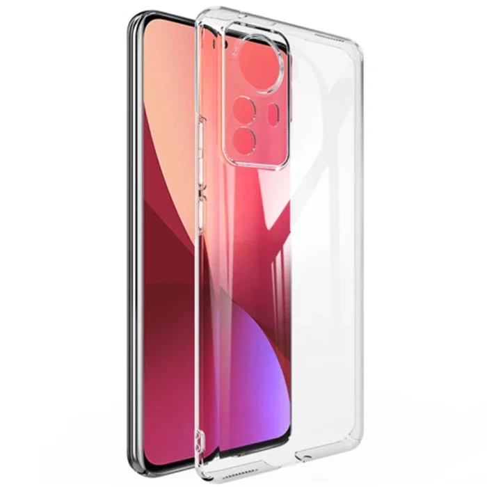 Ally Xiaomi 12 Pro Kılıf Kamera Korumalı Ultra İnce Şeffaf Silikon Kılıf-(5775)