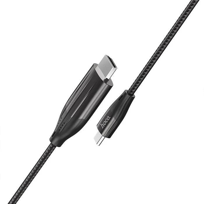 HOCO UA16 Type-C to HDMI 4K 30hz Ses ve Görüntü Aktarma Kablosu-(5775)