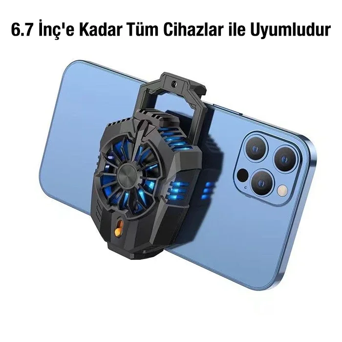 HOCO GM10 Hava Soğutmalı Cep Telefon Soğutma Fanı Radyatör Soğutucu-(5775)