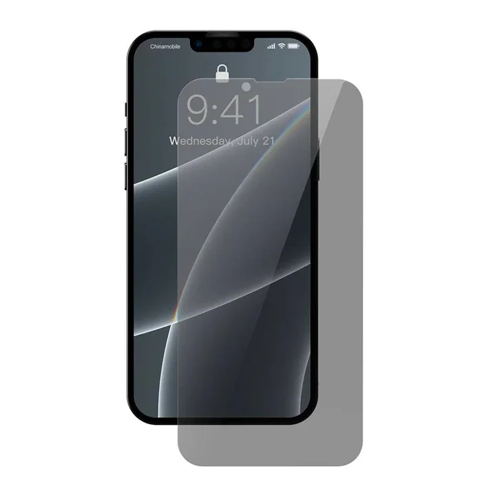 Baseus iPhone 13 Mini Privacy Hayalet Cam Ekran Koruyucu 2 Adet Set-(5775)