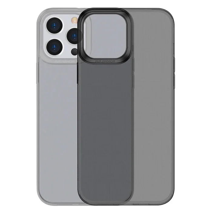 Baseus Simple Case iPhone 13 Pro İnce Silikon Şeffaf Kılıf-(5775)