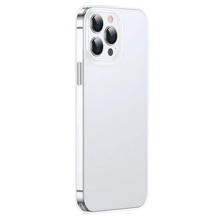 Baseus Simple Case iPhone 13 Pro İnce Silikon Şeffaf Kılıf-(5775)