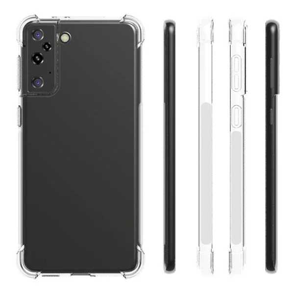 SM Galaxy S21 Plus S30 Plus Shockproof Darbe Emici Silikon Kılıf-(5775)