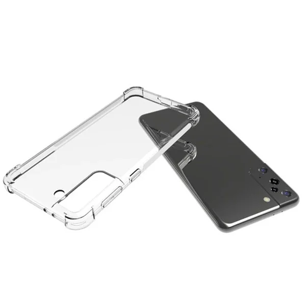 SM Galaxy S21 Plus S30 Plus Shockproof Darbe Emici Silikon Kılıf-(5775)
