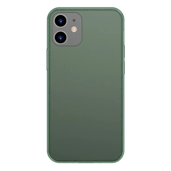 Baseus Frosted Glass iPhone 12 -12 Pro 6.1inch Shockproof Koruyucu Kılıf-(5775)