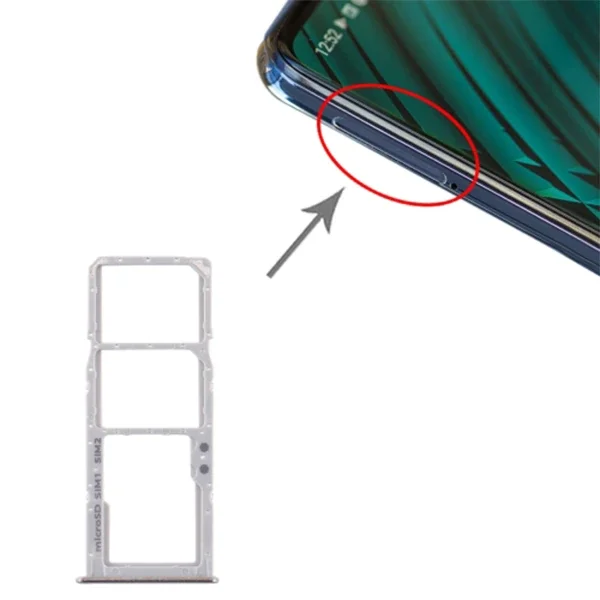 Samsung Galaxy A51 SM-A51 Sim Hafıza Kart Kapağı Tutucu-(5775)