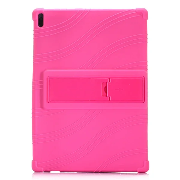 Lenovo Tab E10 TB-X104F Tab 4 10.1 Inch Tablet Standlı Silikon Kılıf-(5775)