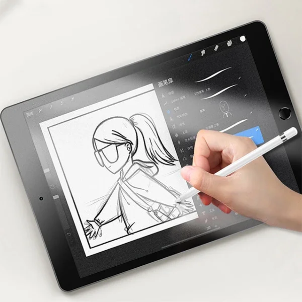 ALLY iPad Air 20202022 10.9 Paper Like Film Darbe Emici Pet Ekran Koruyucu-(5775)