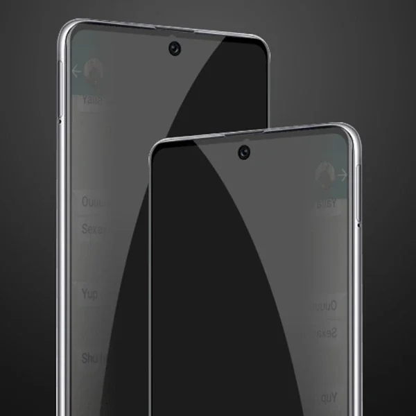 ALLY SM Galaxy A71 3D Full Privacy Gizlilik Tempered Cam Ekran Koruyucu-(5775)